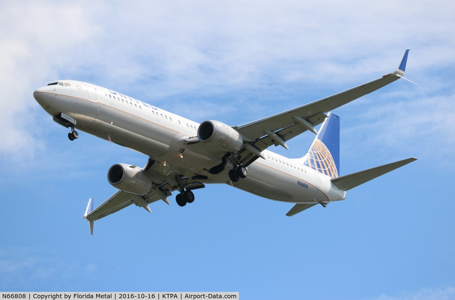 N66808, 2013 Boeing 737-924/ER C/N 42820, United 737-924