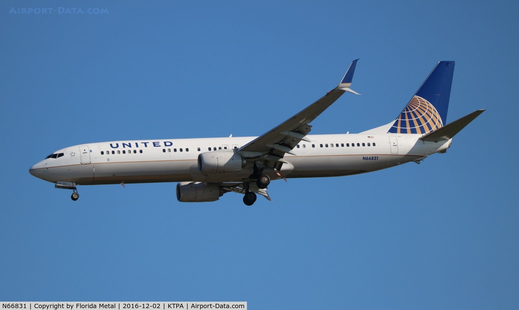 N66831, 2014 Boeing 737-924/ER C/N 44562, United 737-924