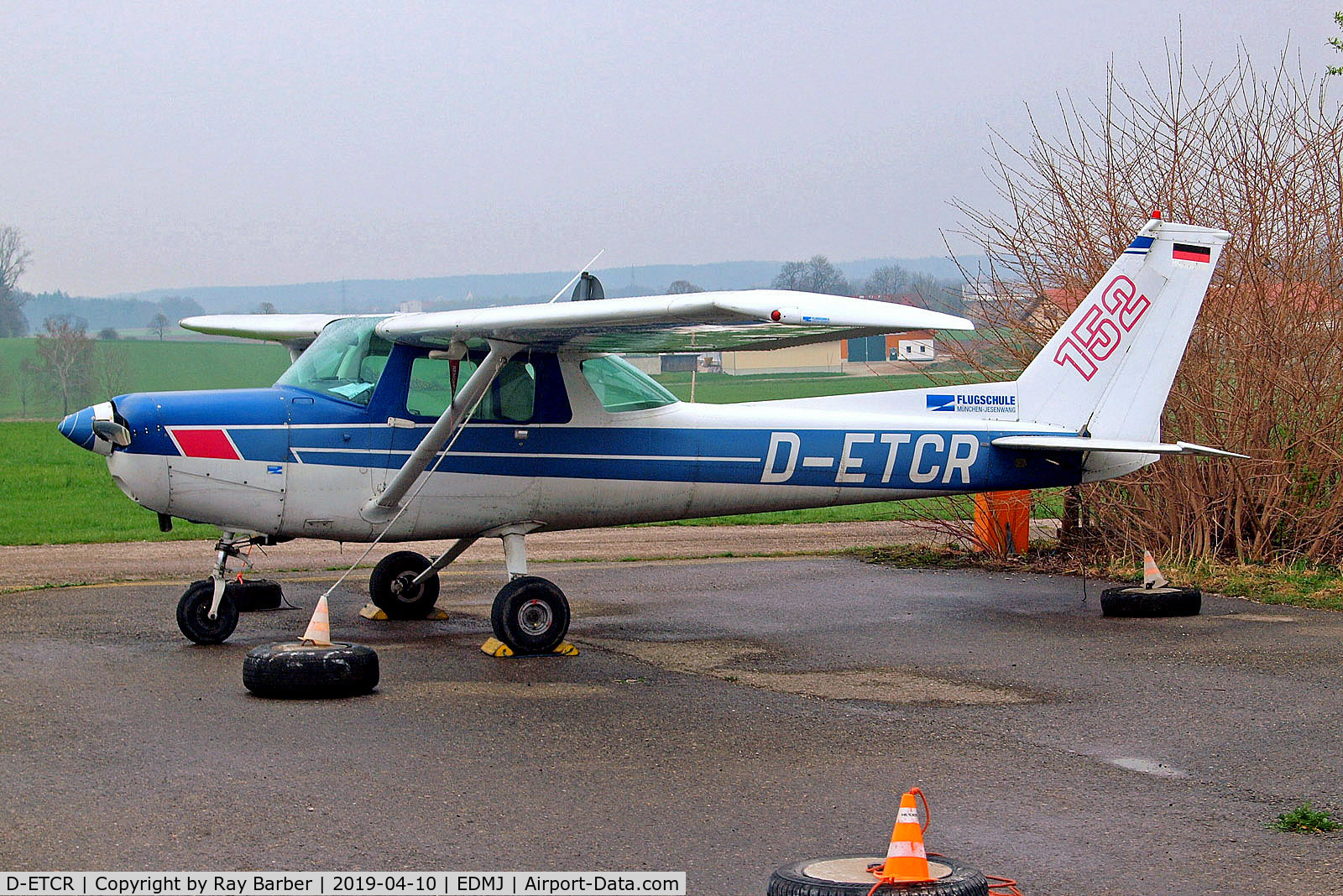 D-ETCR, 1977 Cessna 152 C/N 15279929, D-ETCR   Cessna 152  [152-79929] (Flugschule Jesenwang) Jesenwang~D 10/04/2019
