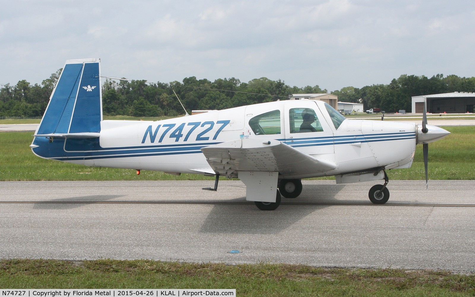 N74727, 1961 Mooney M20B Mark 21 C/N 1727, Mooney M20B