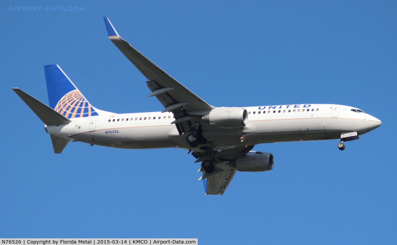 N76526, 2010 Boeing 737-824 C/N 38700, United 737-824