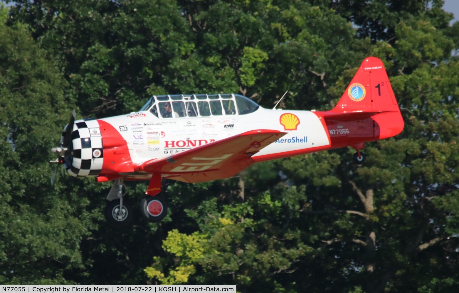 N77055, 1943 North American SNJ-5C (AT-6D) Texan Texan C/N 88-17664/JS, Aeroshell