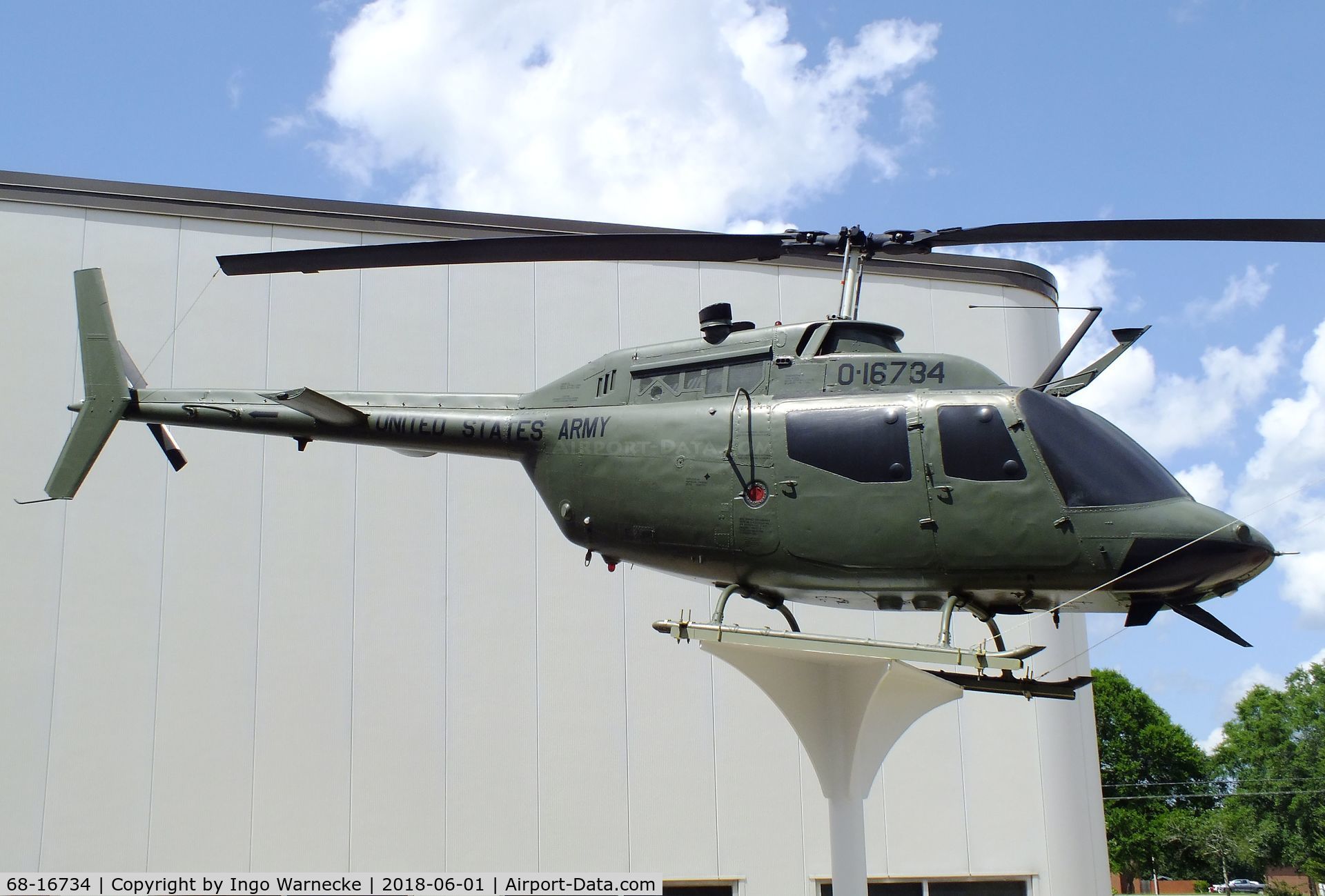 68-16734, 1968 Bell OH-58C Kiowa C/N 40048, Bell OH-58C Kiowa at the US Army Aviation Museum, Ft. Rucker