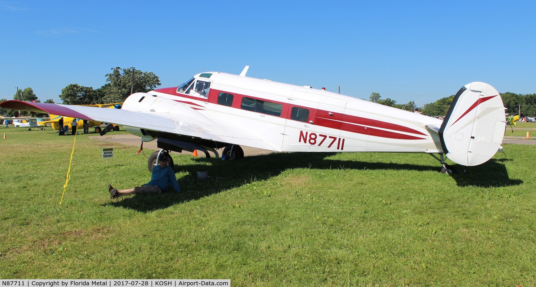 N87711, 1963 Beech H-18 C/N BA-650, Beech 18