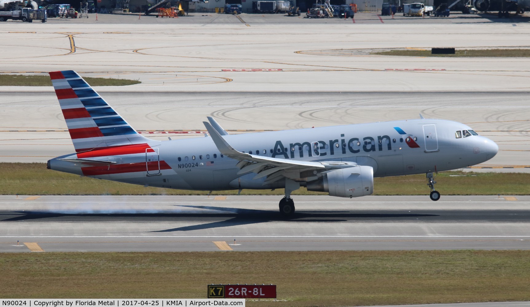 N90024, 2014 Airbus A319-115 C/N 6384, American A319-115