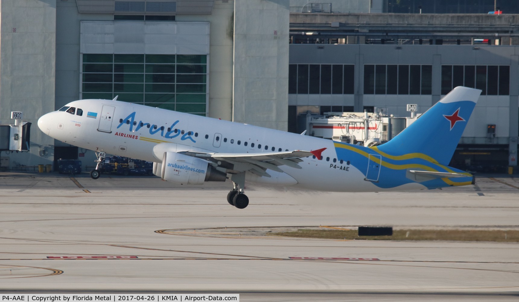 P4-AAE, 2001 Airbus A319-111 C/N 1583, Aruba A319