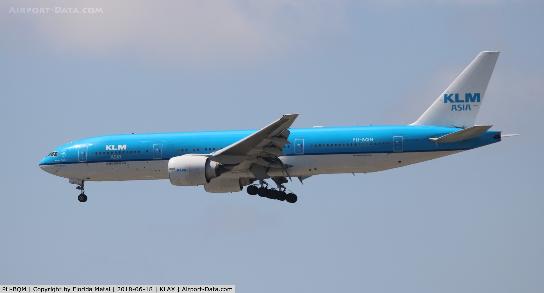 PH-BQM, 2006 Boeing 777-206/ER C/N 34712, KLM 777-200