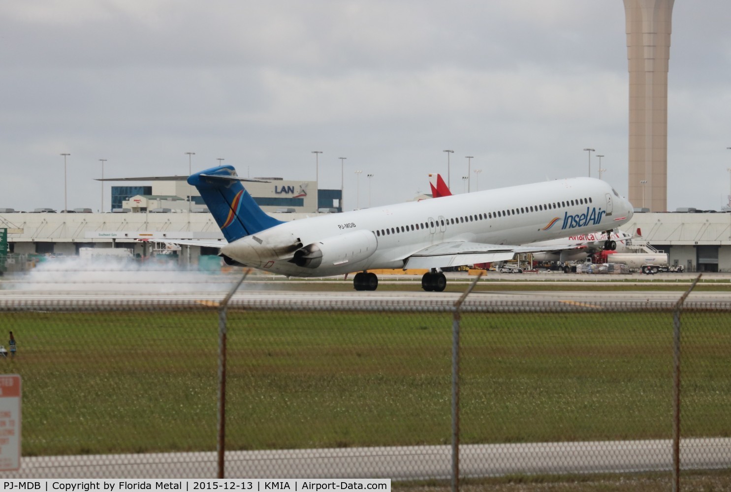 PJ-MDB, 1983 McDonnell Douglas MD-82 (DC-9-82) C/N 48021, Insel Air MD-82