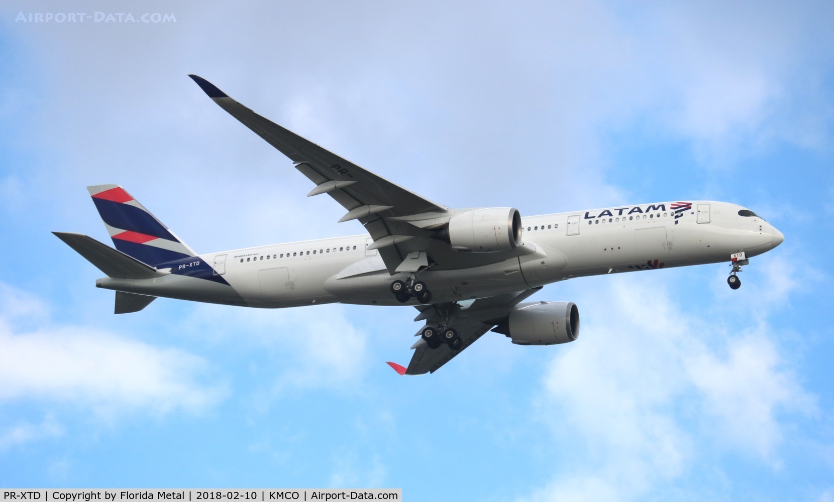 PR-XTD, 2016 Airbus A350-941 C/N 045, LATAM A350