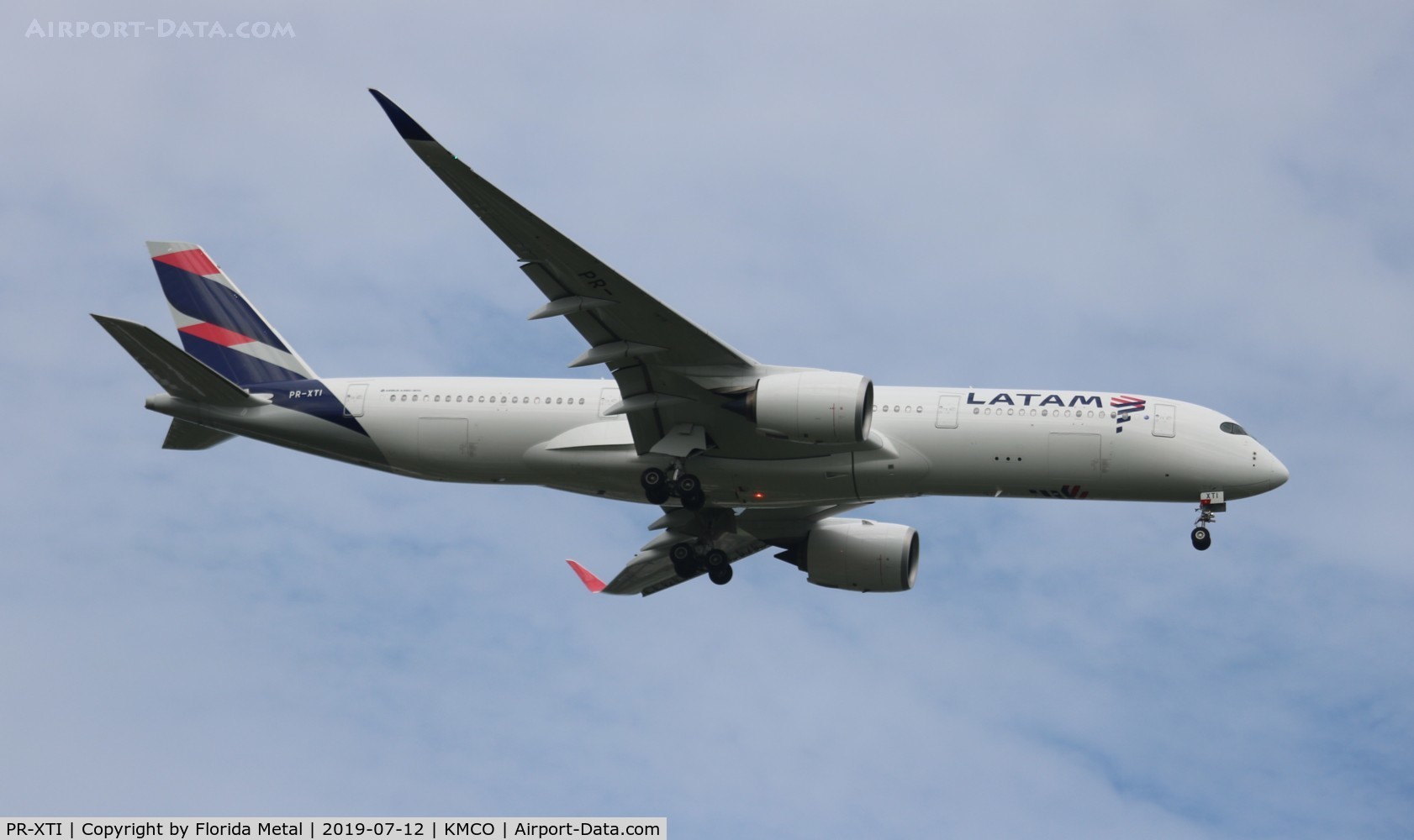 PR-XTI, 2018 Airbus A350-941 C/N 250, LATAM A350