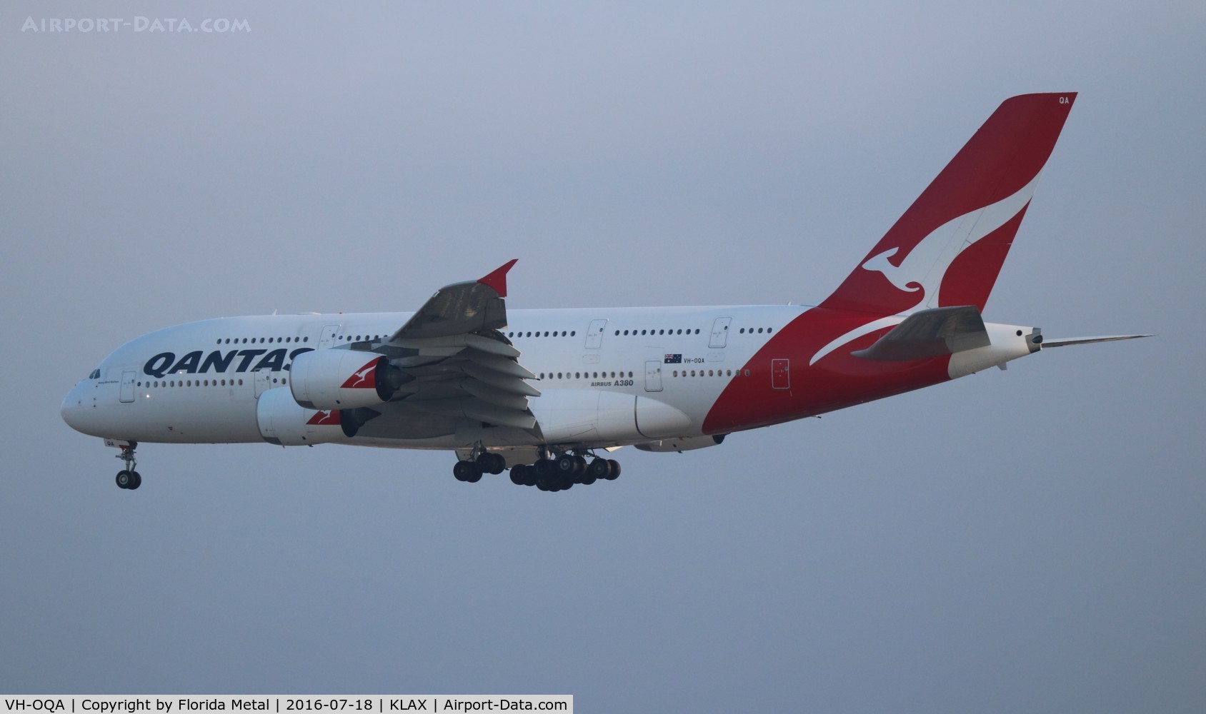 VH-OQA, 2008 Airbus A380-842 C/N 014, Qantas A380