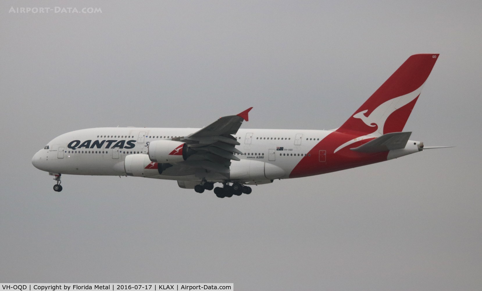 VH-OQD, 2008 Airbus A380-842 C/N 026, Qantas A380