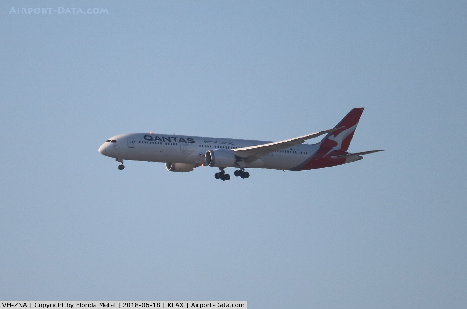 VH-ZNA, 2017 Boeing 787-9 Dreamliner C/N 39038, Qantas 787-9