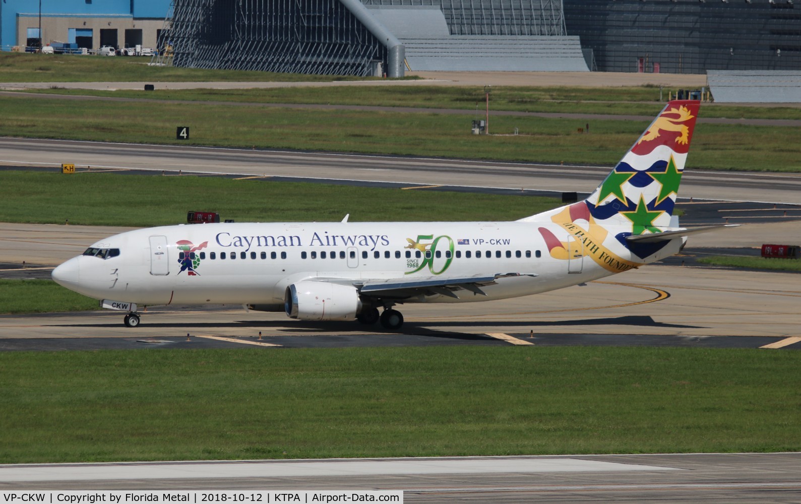 VP-CKW, 1996 Boeing 737-36E C/N 26322, Cayman 737-300