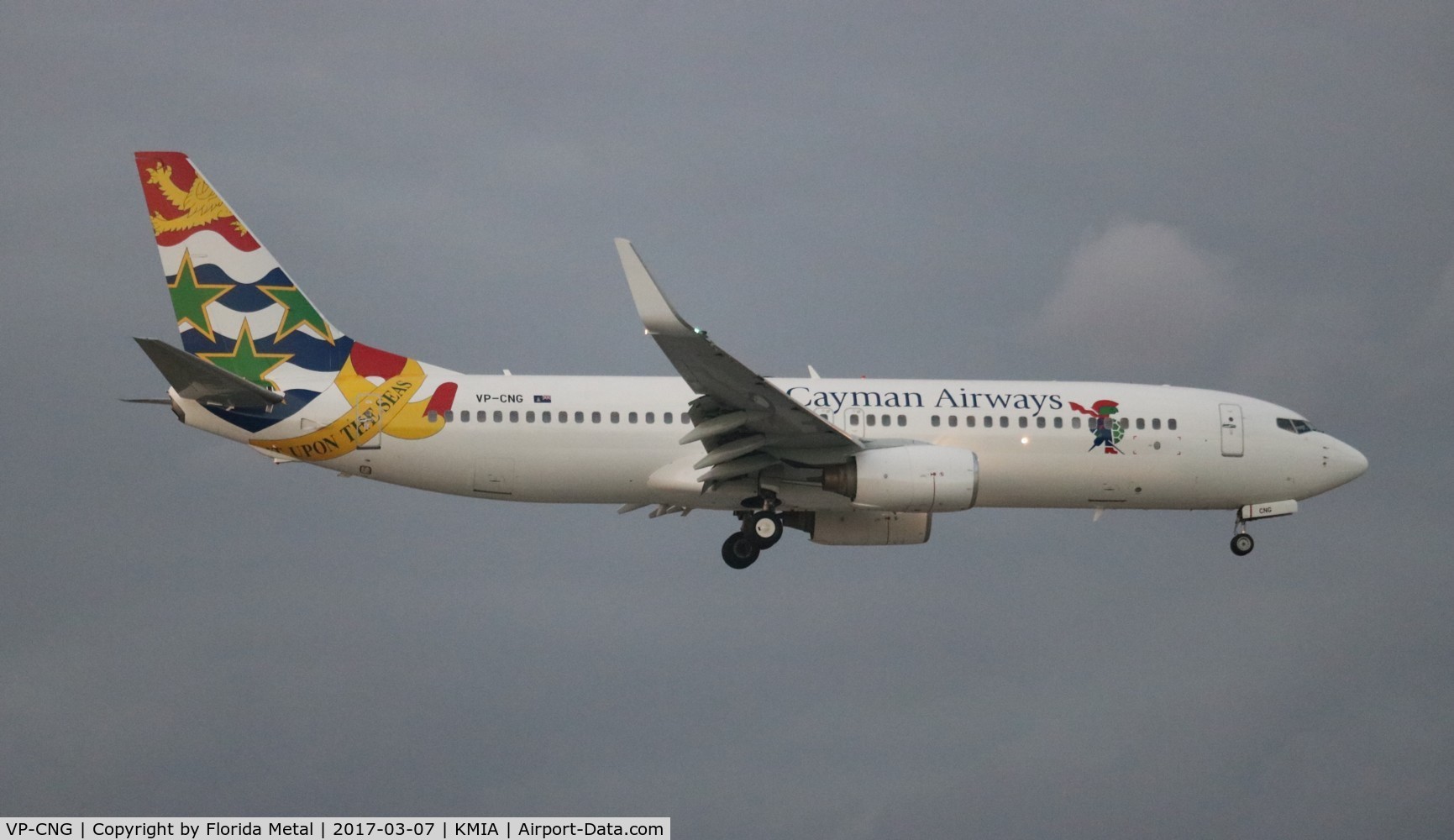 VP-CNG, 2003 Boeing 737-86Q C/N 30289, Cayman 737-800