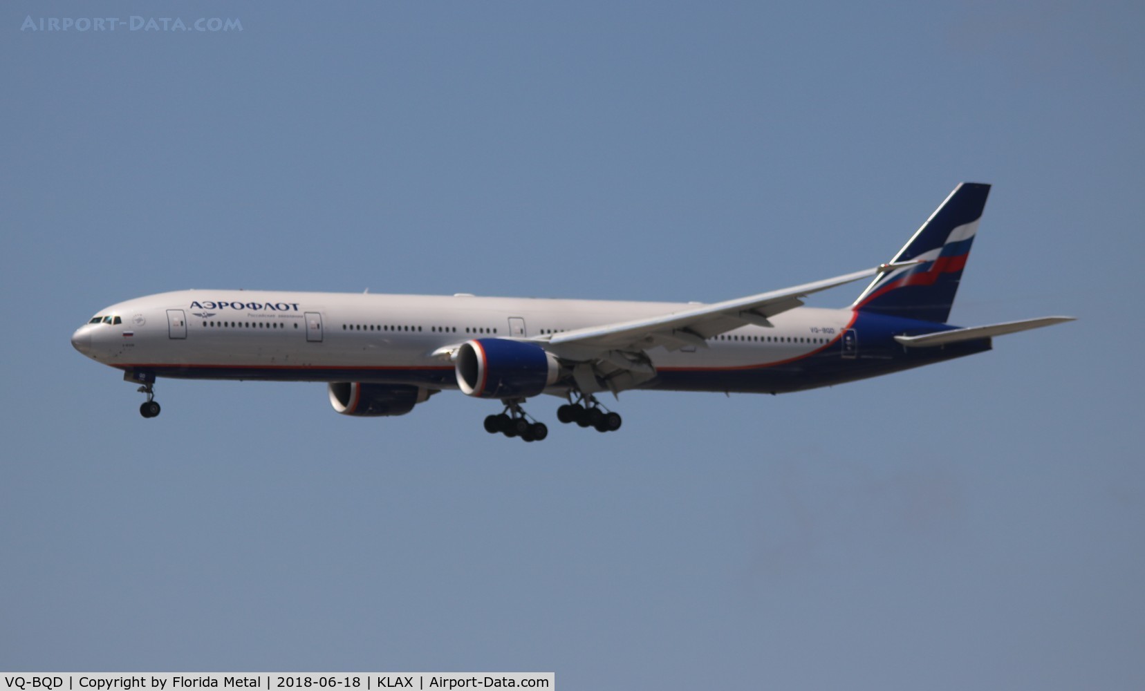 VQ-BQD, 2014 Boeing 777-3M0/ER C/N 41682, Aeroflot 777-300