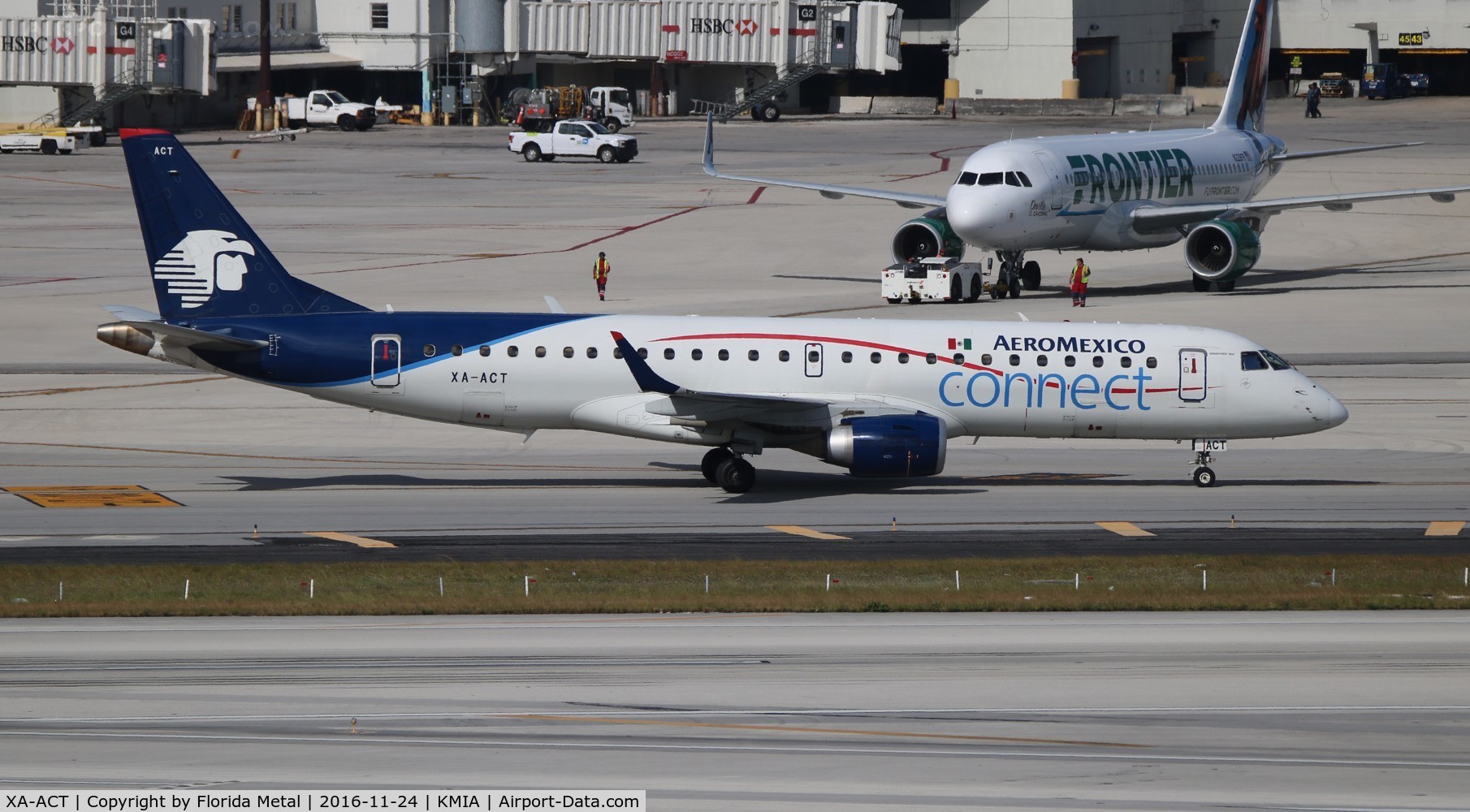 XA-ACT, 2012 Embraer 190LR (ERJ-190-100LR) C/N 19000557, Aeromexico E190