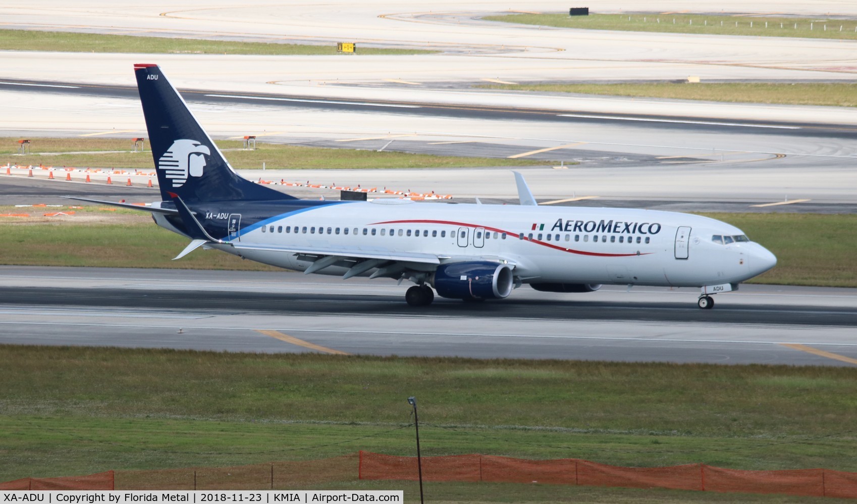 XA-ADU, 2017 Boeing 737-852 C/N 61799, Aeromexico 737-800