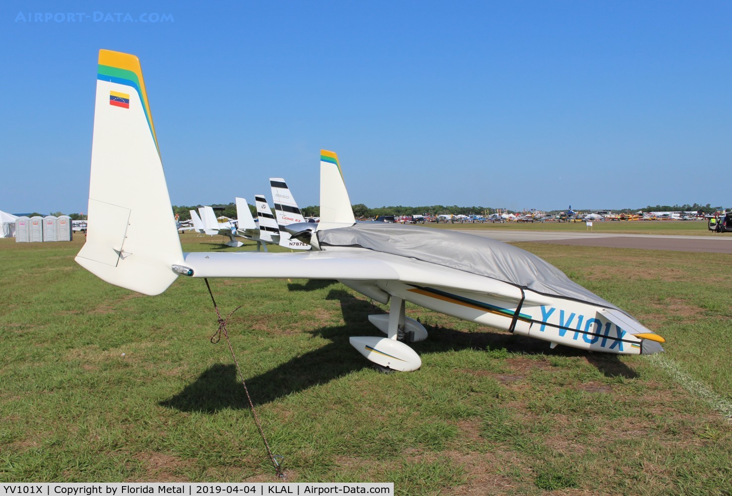 YV101X, Rutan Long-EZ 61 C/N 1521, Interesting story about this aircraft - https://www.kitplanes.com/caracas-to-lakeland-in-a-long-ez/