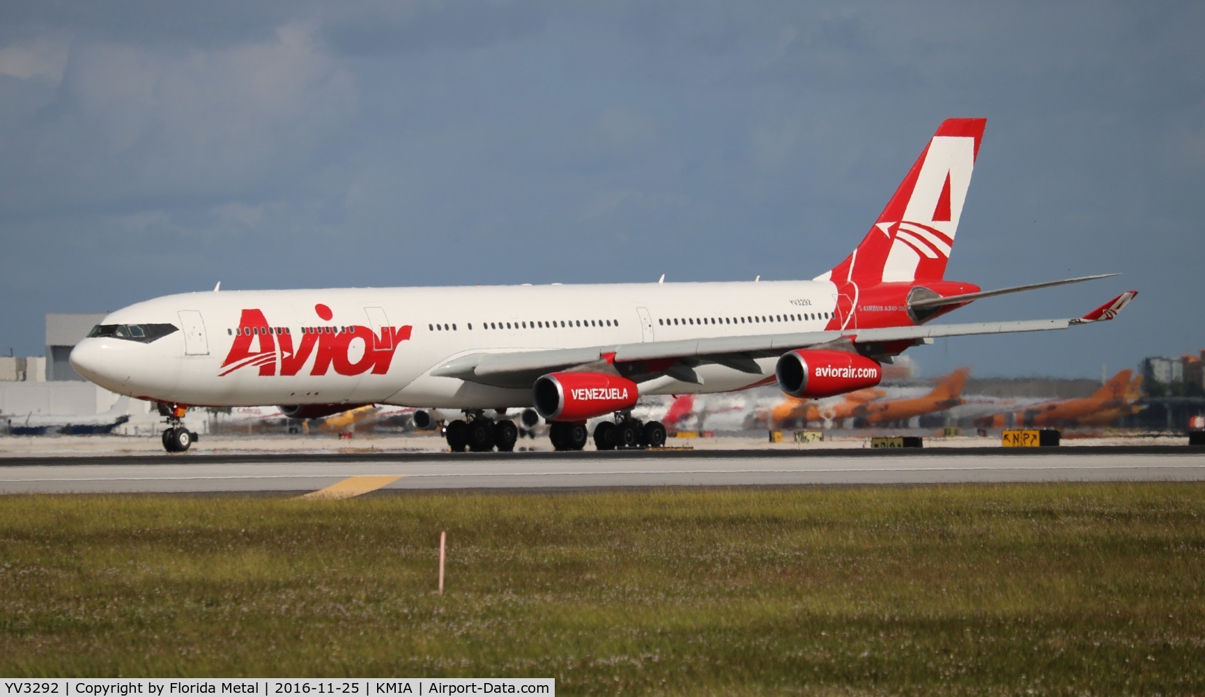 YV3292, 1997 Airbus A340-313 C/N 199, Avior