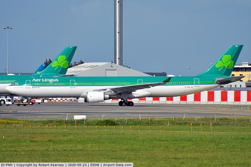 EI-FNH, 2016 Airbus A330-302 C/N 1744, Towing in to stand