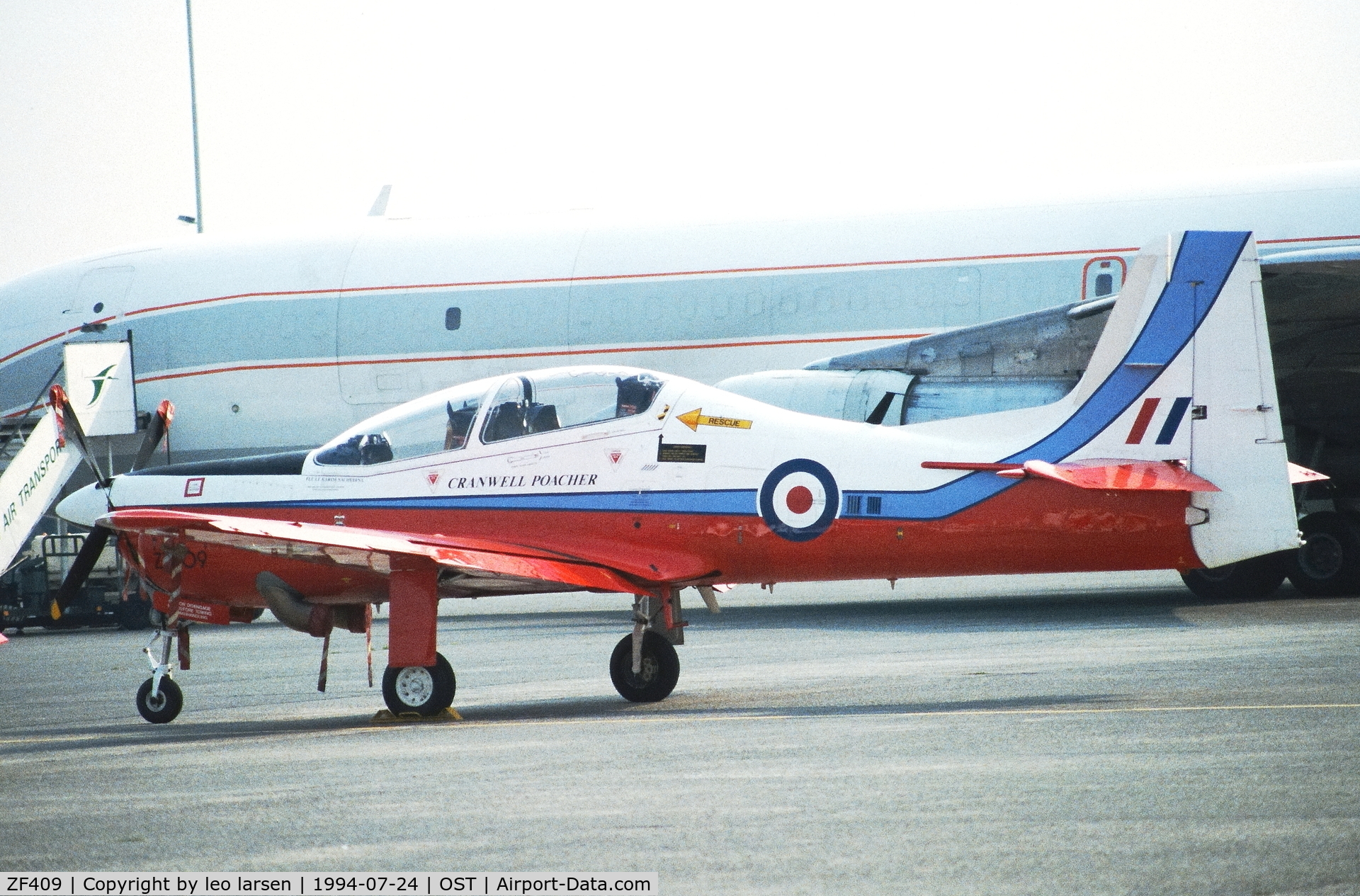 ZF409, 1992 Short S-312 Tucano T1 C/N S128/T99, Ostende Air Show 24.7.1994