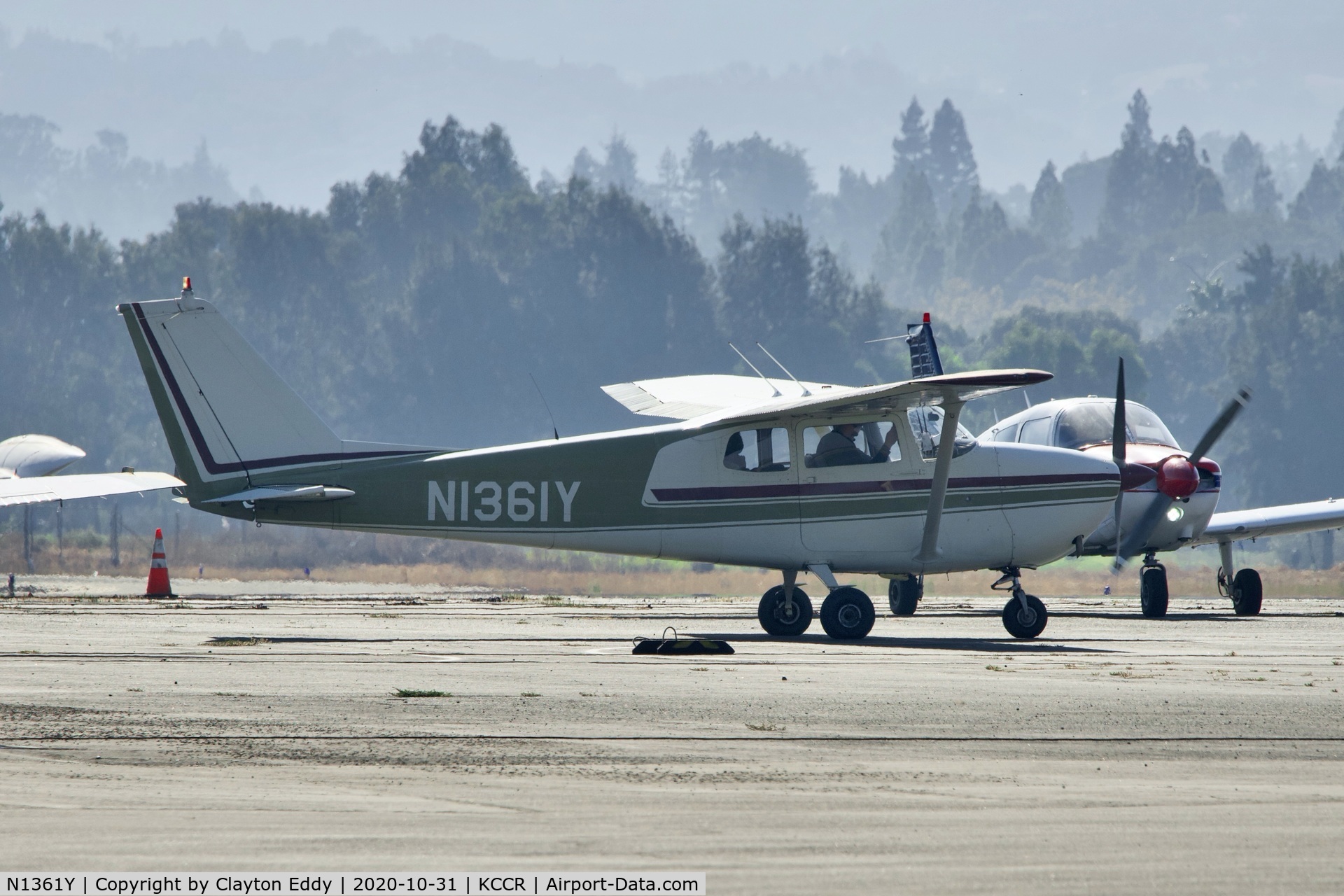 N1361Y, 1961 Cessna 172C C/N 17249061, Buchanan Field Concord Airport California 2020.
