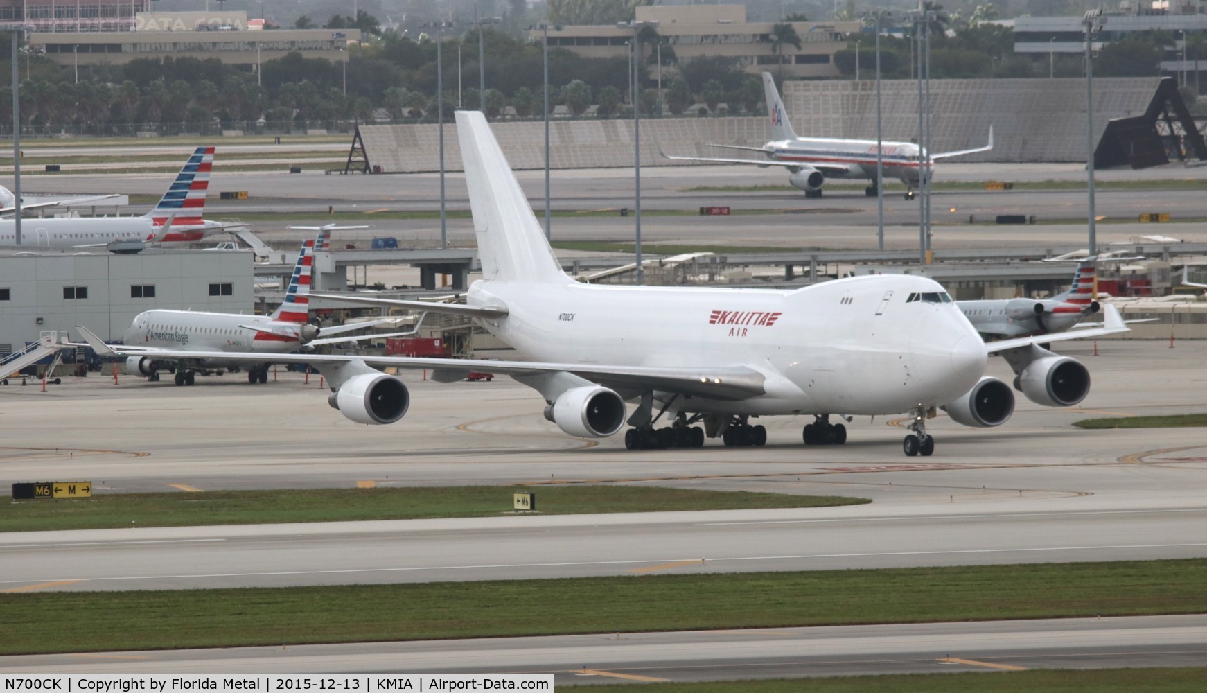 N700CK, 1997 Boeing 747-4R7F/SCD C/N 25868, MIA spotting 2015