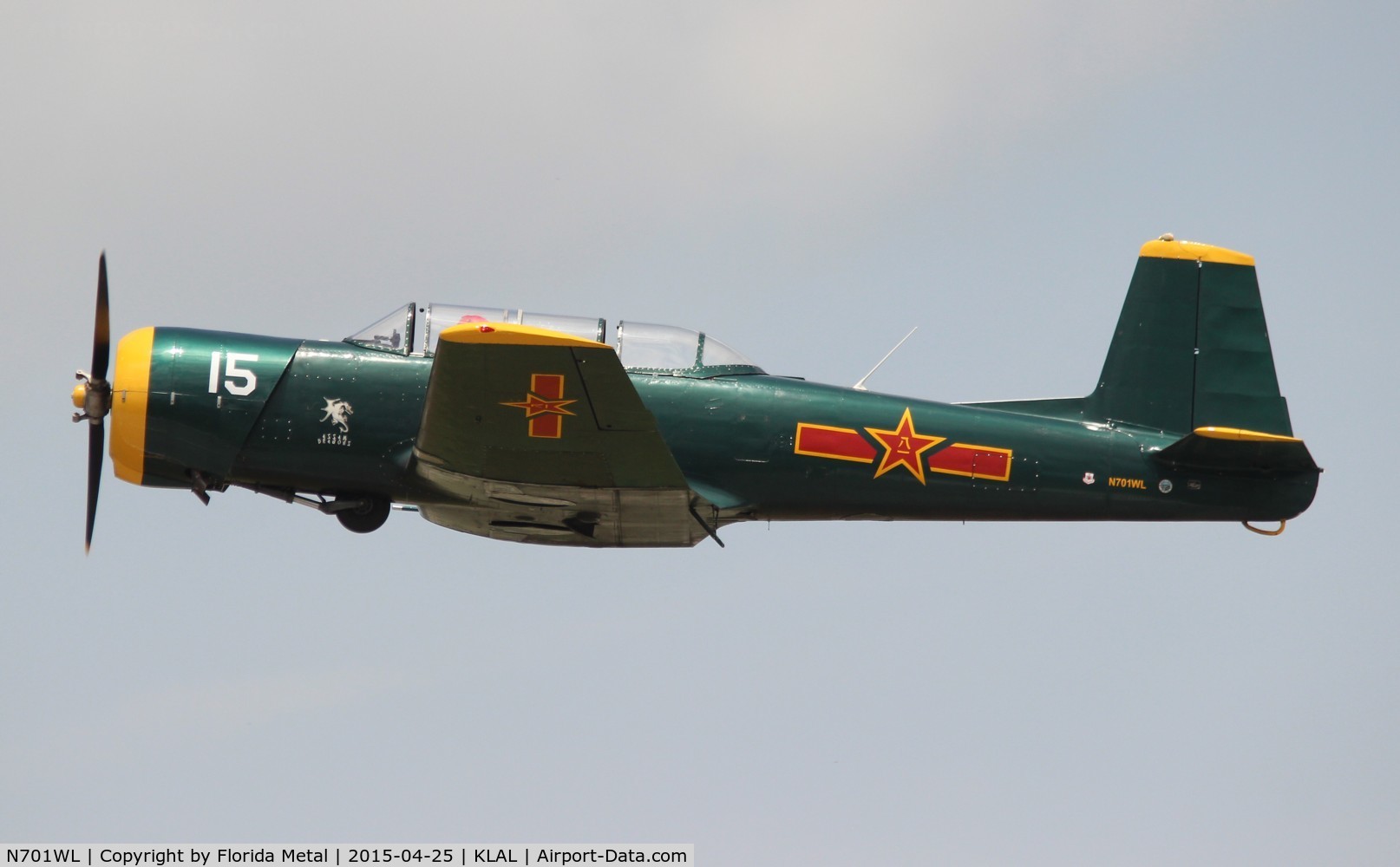 N701WL, 1975 Nanchang CJ-6 C/N 3051215, SNF LAL 2015