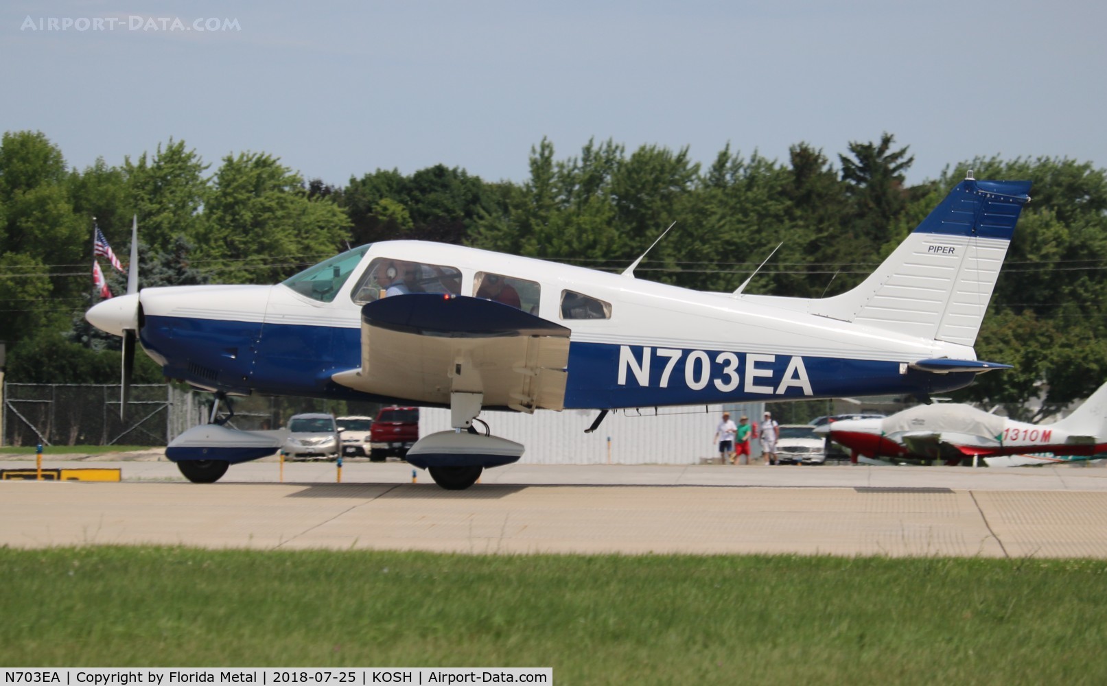 N703EA, 1973 Piper PA-28-180 Cherokee C/N 28-7405036, EAA OSH 2018