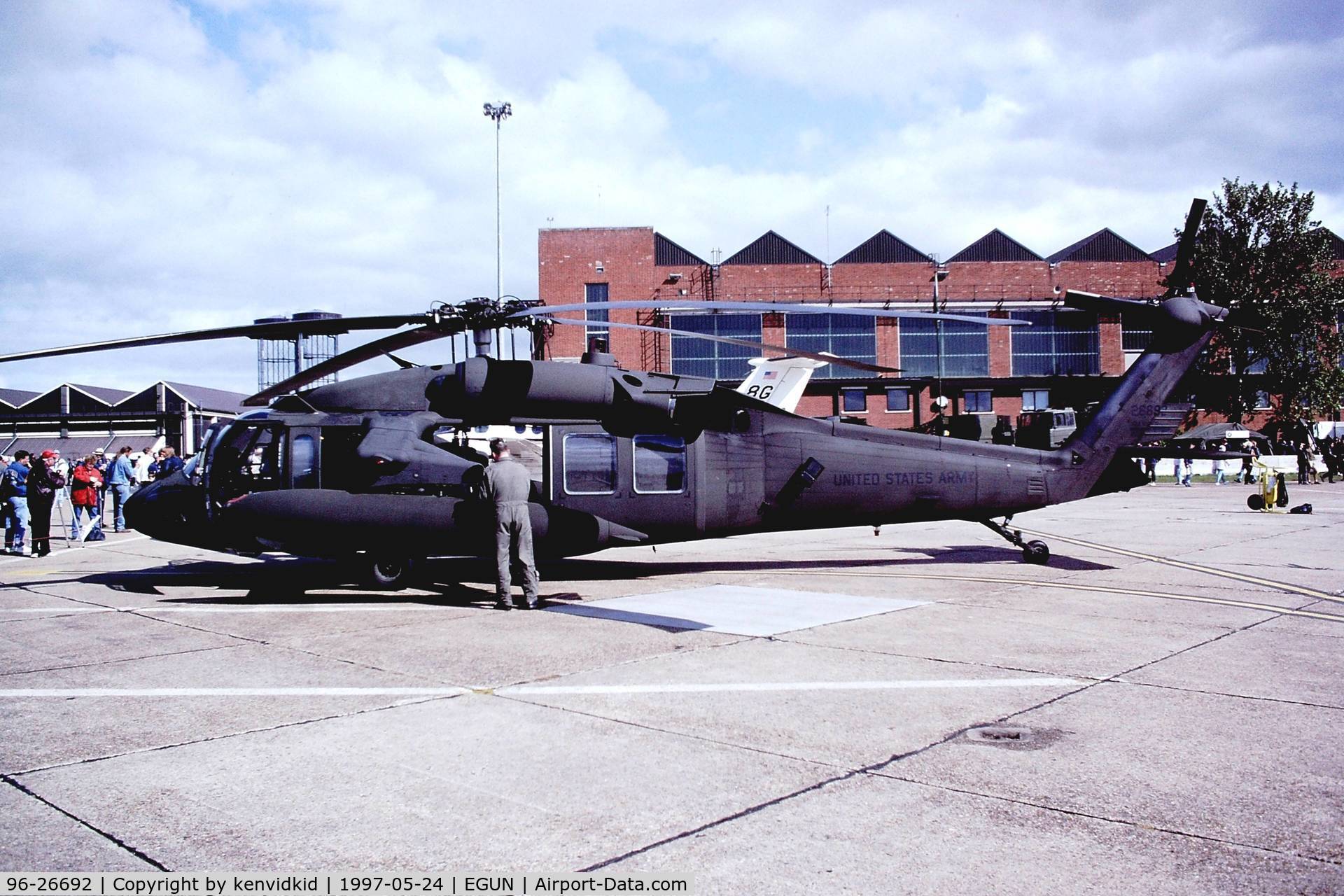 96-26692, 1996 Sikorsky UH-60L Black Hawk C/N 70-2225, At the 1997 Mildenhall Air Fete.