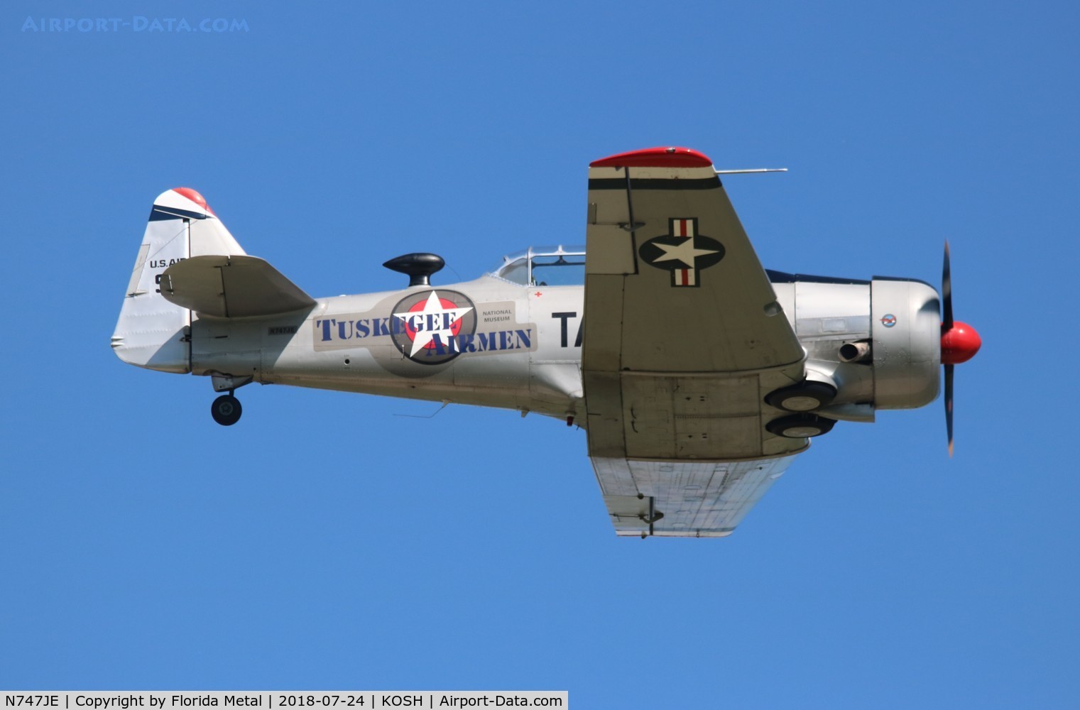 N747JE, 1958 North American AT-6G Texan C/N 168-394 (49-3292), EAA OSH 2018