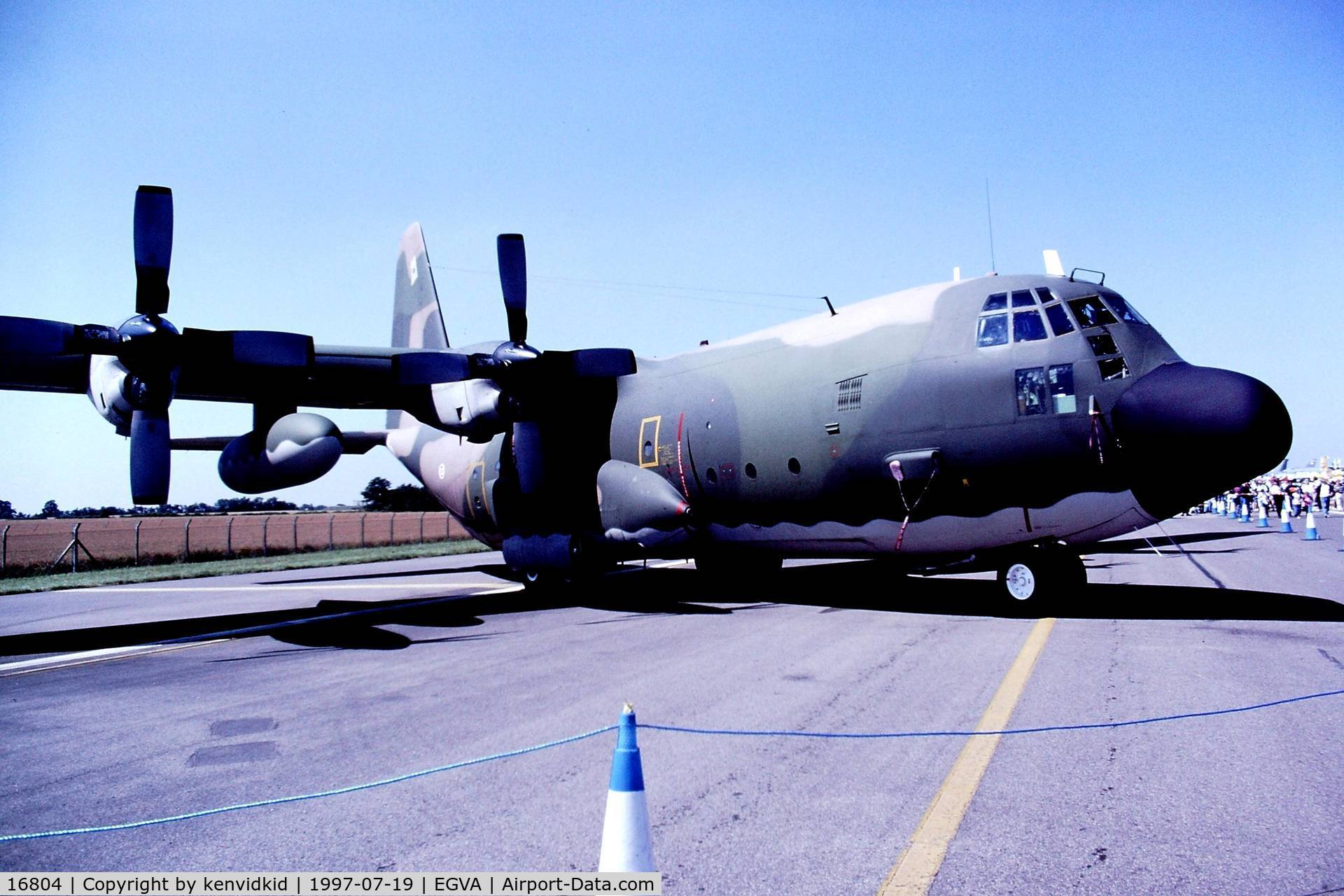 16804, Lockheed C-130H Hercules C/N 382-4777, At the 1997 Royal International Air Tattoo.
