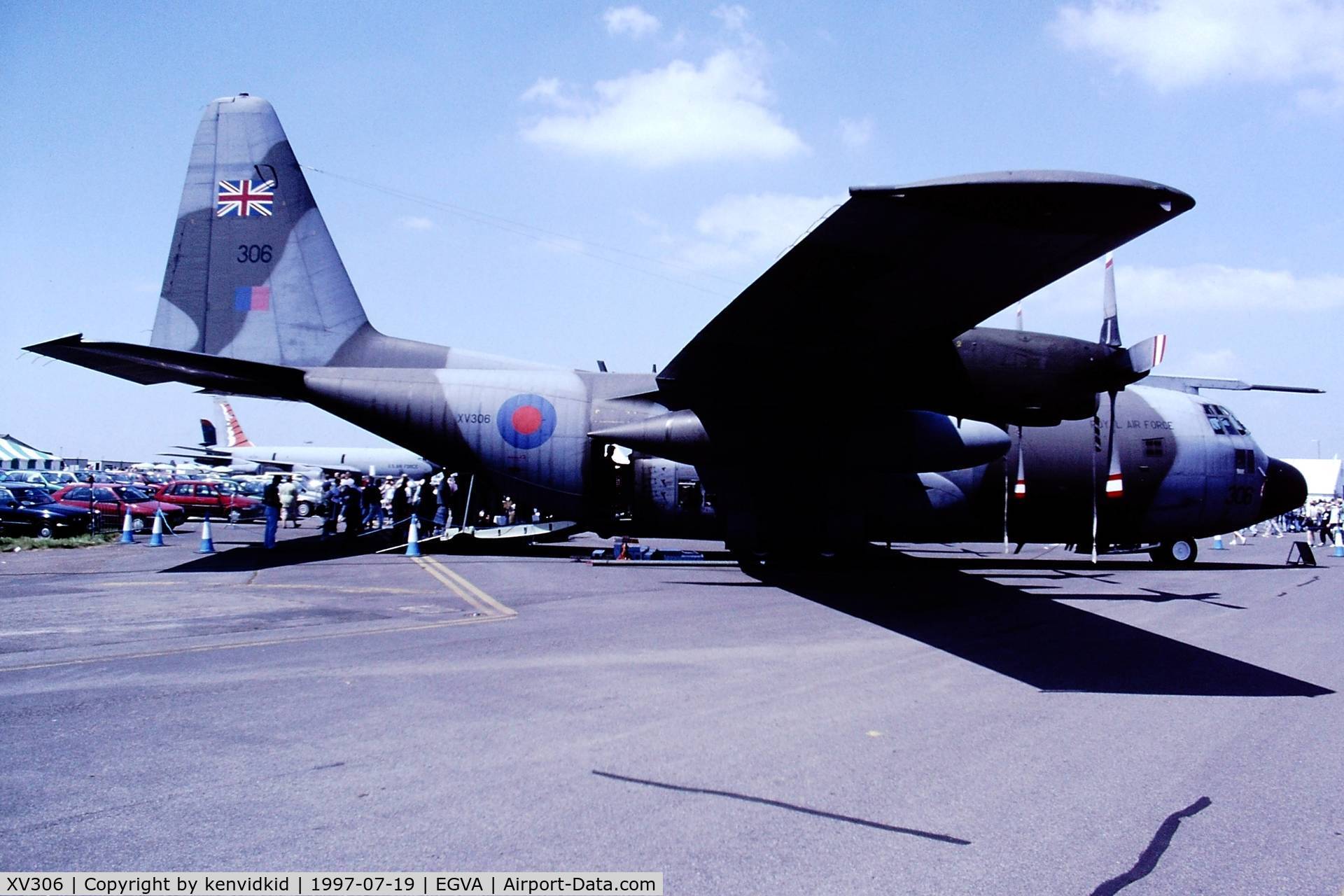 XV306, 1967 Lockheed C-130K Hercules C.1 C/N 382-4274, At the 1997 Royal International Air Tattoo.