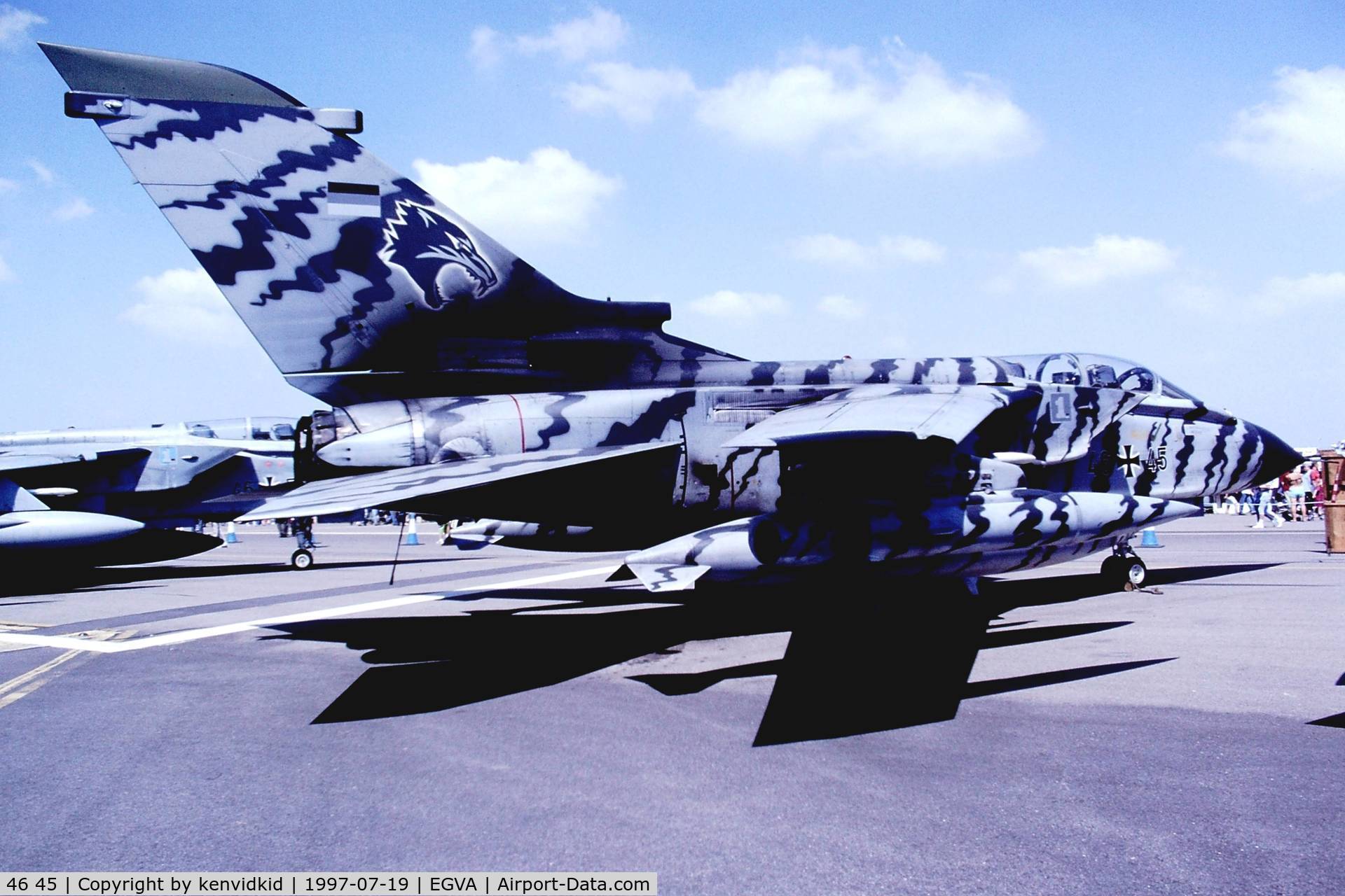 46 45, Panavia Tornado ECR C/N 873/GS278/4345, At the 1997 Royal International Air Tattoo.
