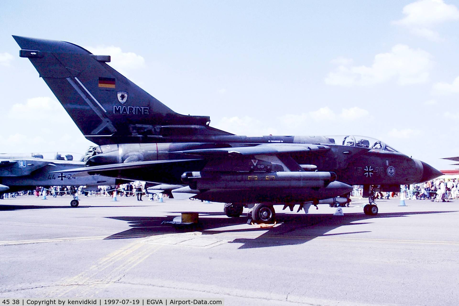 45 38, Panavia Tornado IDS C/N 596/GS186/4238, At the 1997 Royal International Air Tattoo.