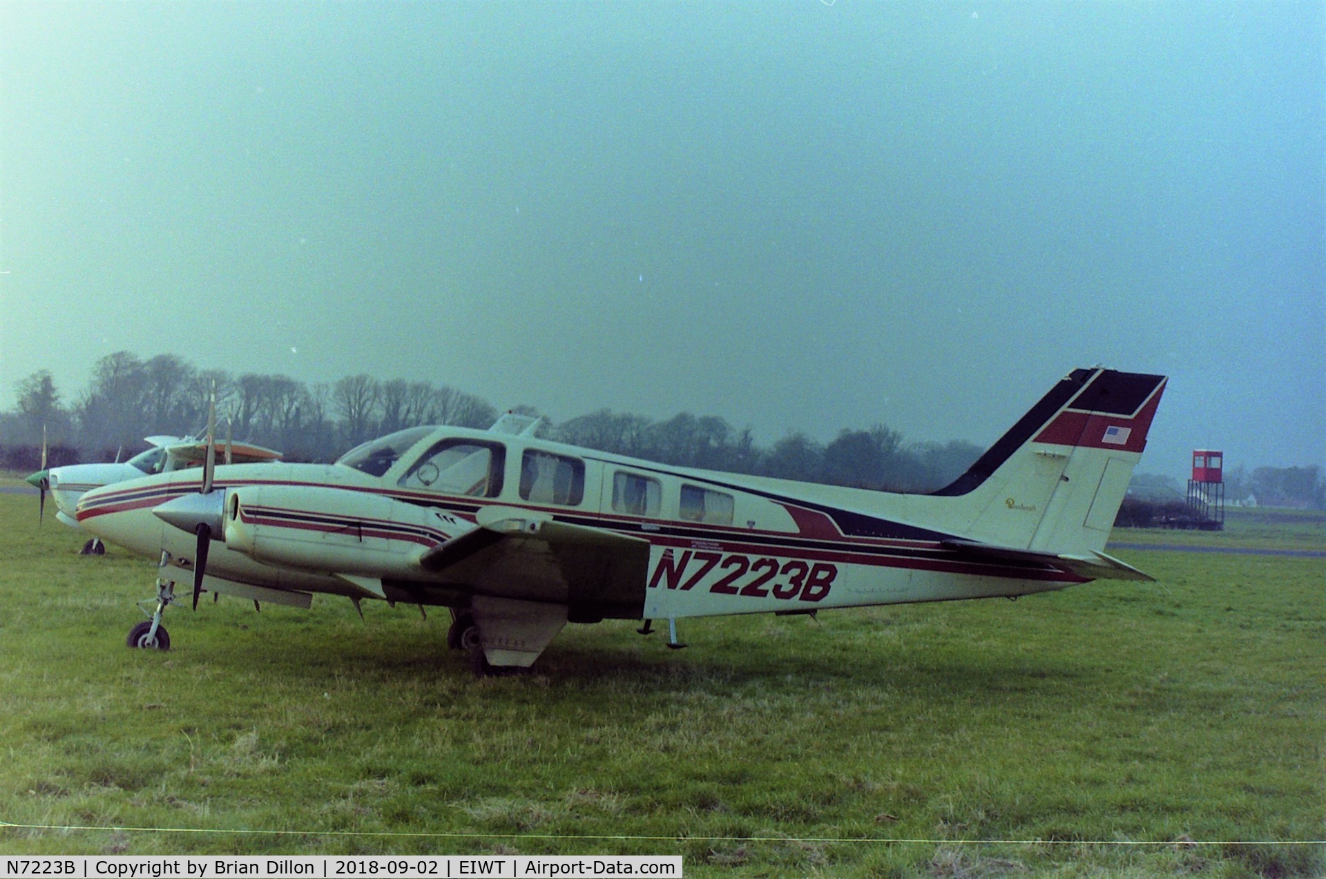 N7223B, 1985 Beech 58 Baron C/N TH-1443, Beech Baron N7223B, Weston, Ireland. 1990s