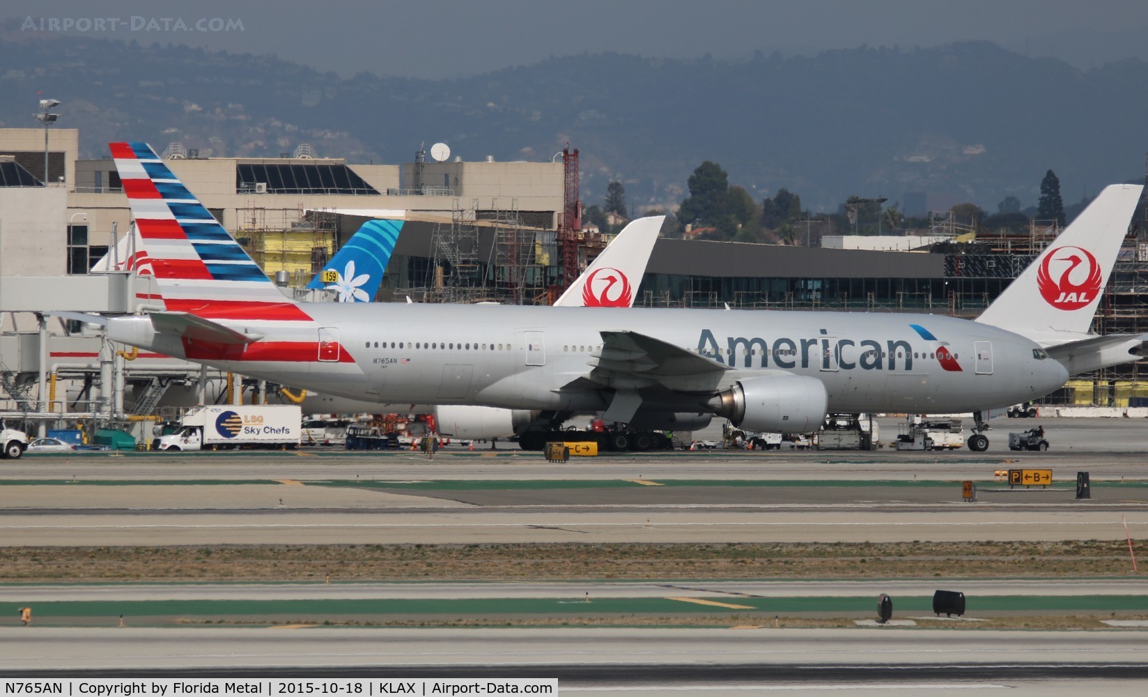 N765AN, 2003 Boeing 777-223 C/N 32879, LAX spotting 2015