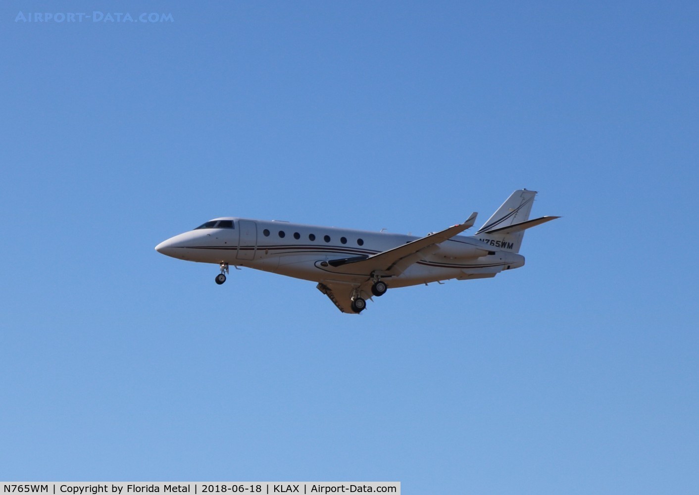N765WM, 2005 Israel Aircraft Industries Gulfstream 200 C/N 115, LAX spotting 2018