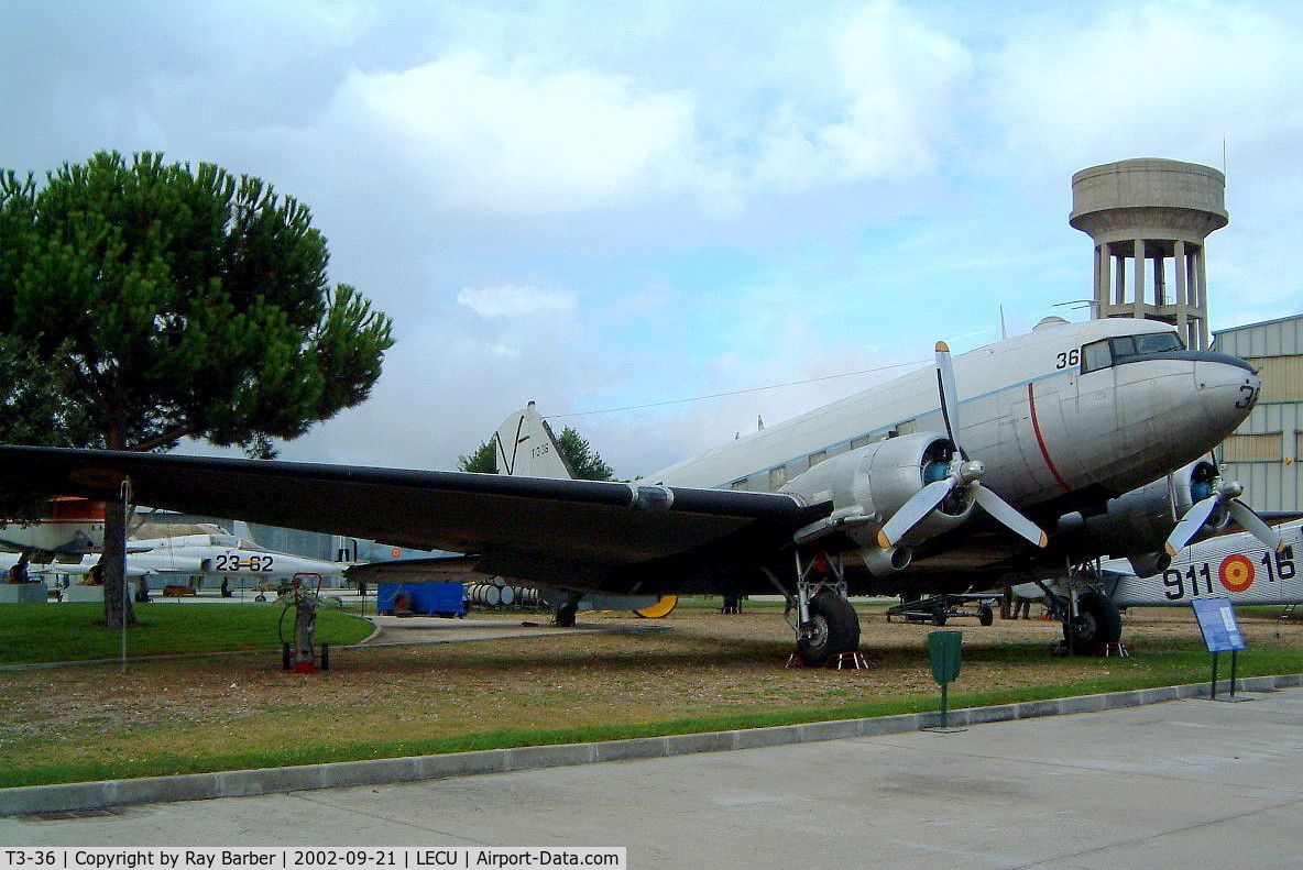 T3-36, Douglas C-47B Skytrain C/N 20600, T.3-36   Douglas C-47B Skytrain [20600] (Ex Spanish Air Force / Museo de Aeronautica Y Astronautica) Madrid-Cuatro Vientos~EC 21/09/2002