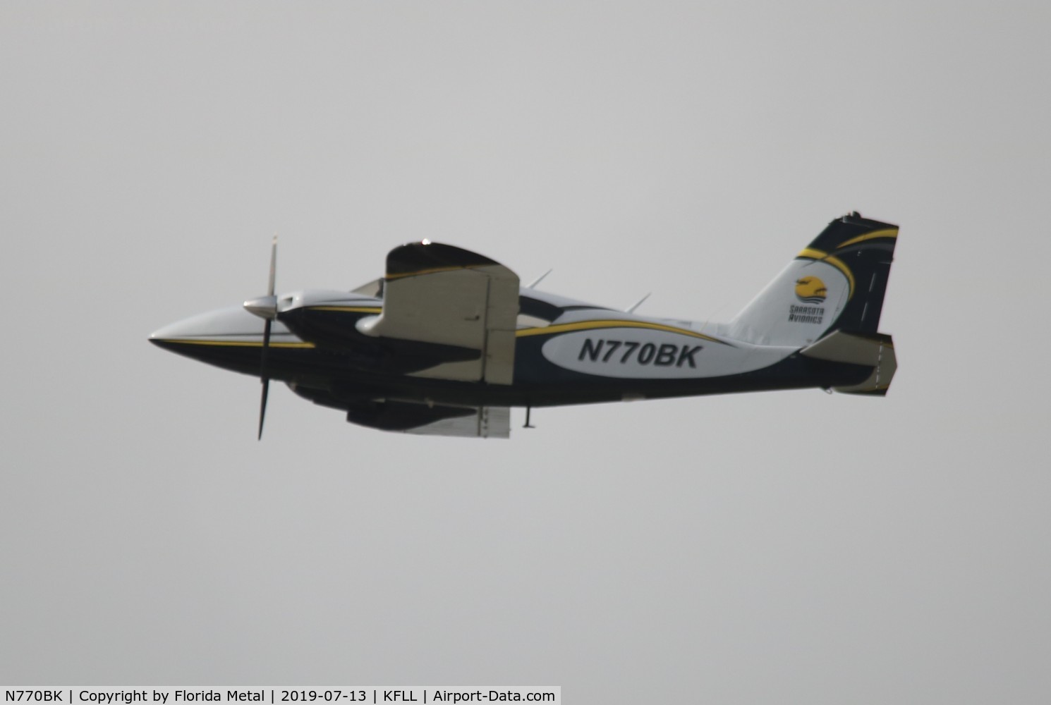 N770BK, 1969 Piper PA-23-250 Aztec C/N 29-4296, FLL spotting 2019