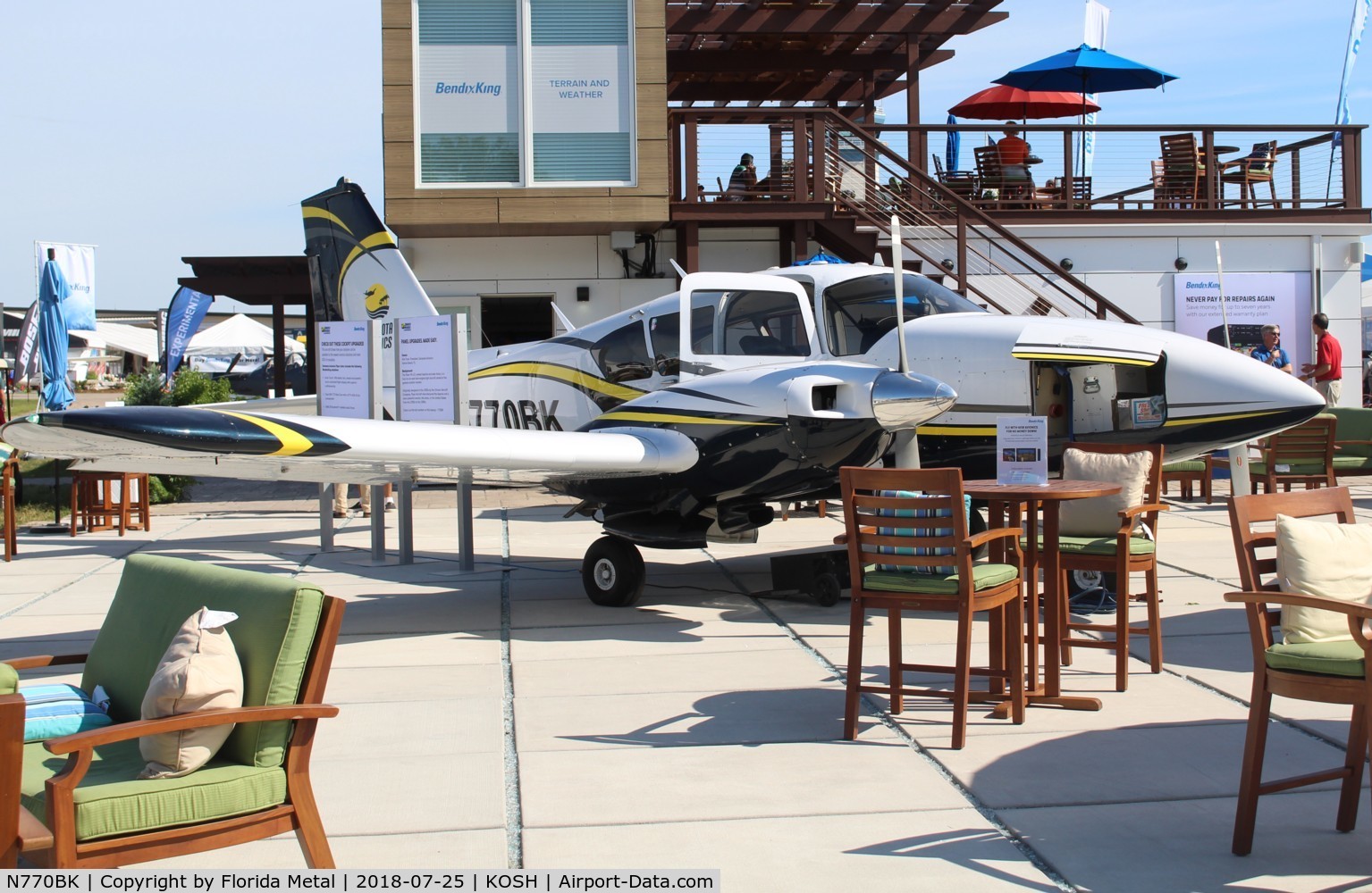 N770BK, 1969 Piper PA-23-250 Aztec C/N 29-4296, EAA OSH 2018