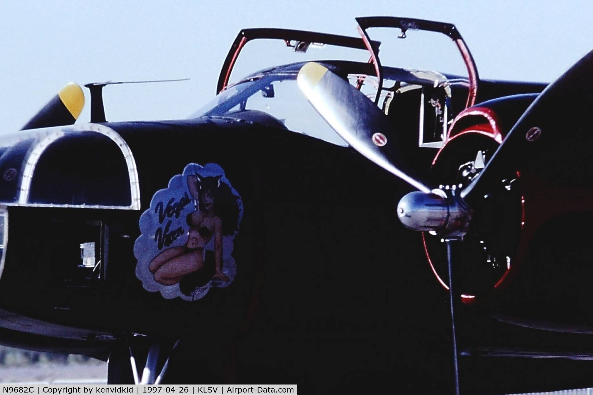 N9682C, 1944 Douglas A-26B Invader Invader C/N 6943, At the 1997 Golden Air Tattoo, Nellis.