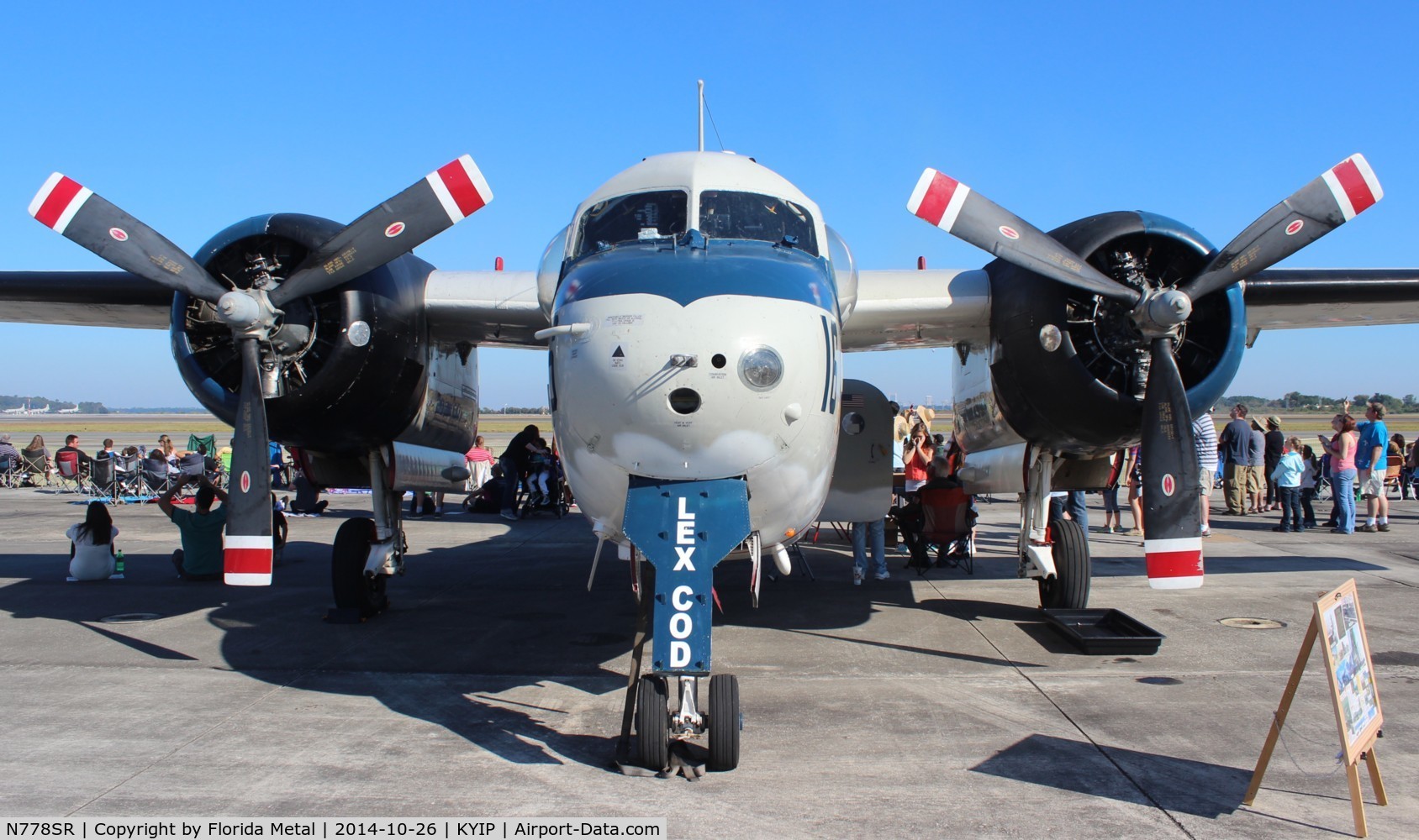 N778SR, 1955 Grumman TF-1(C-1A) Trader C/N 31, NAS JAX 2014