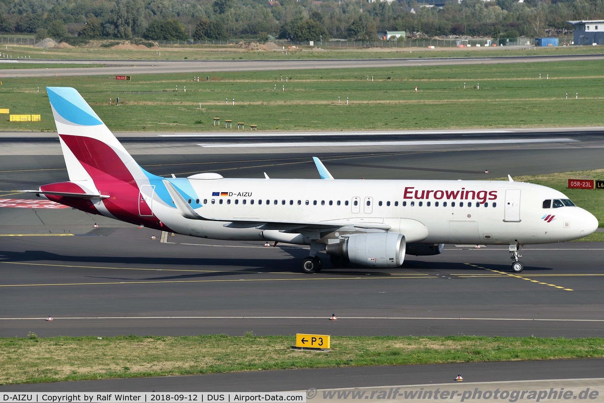 D-AIZU, 2013 Airbus A320-214 C/N 5635, Airbus A320-214(W) - EW EWG Eurowings ex Lufthansa - 5635 - D-AIZU - 12.09.2018 - DUS