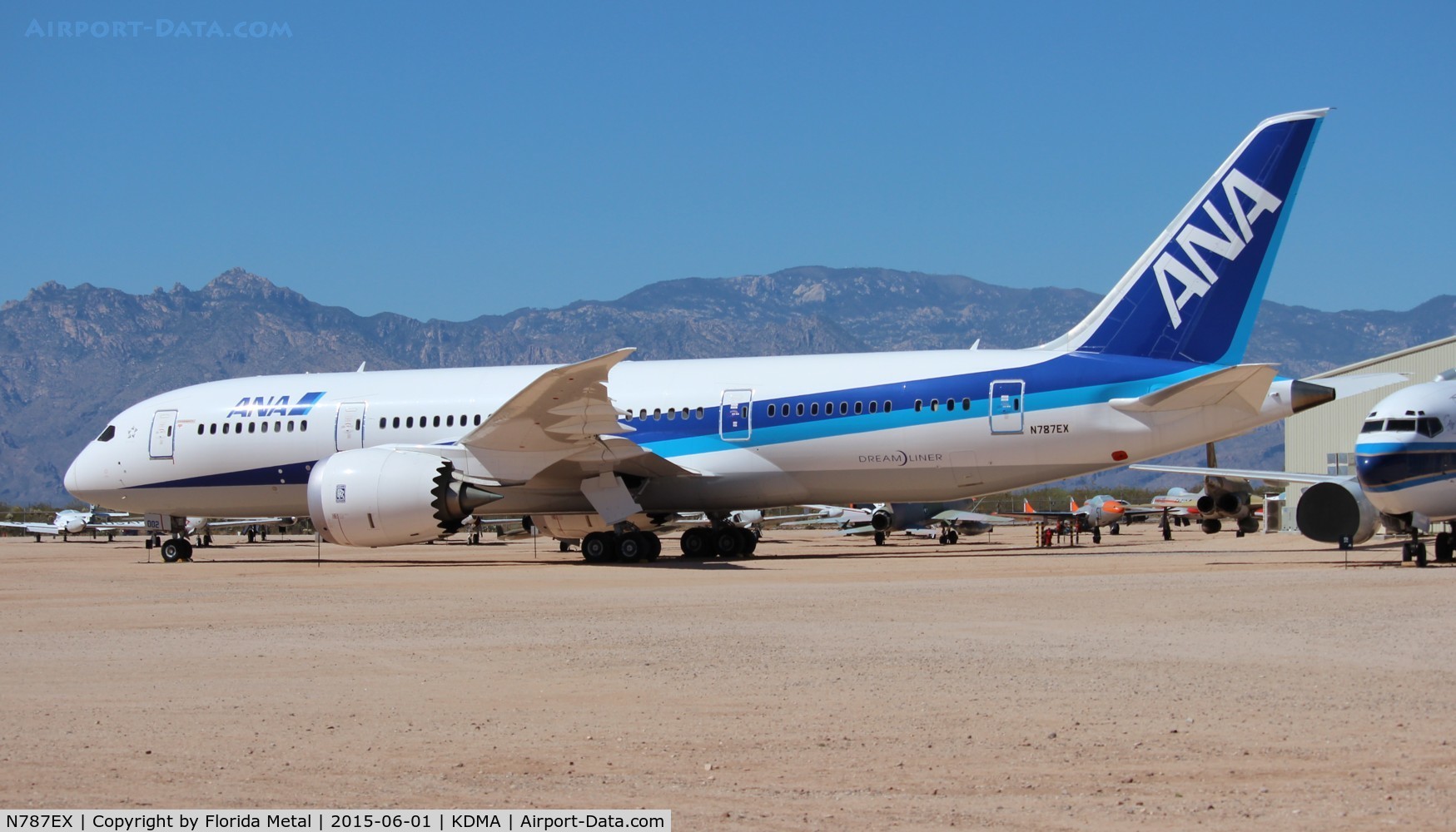 N787EX, 2009 Boeing 787-8 Dreamliner C/N 40691, PIMA DMA 2015