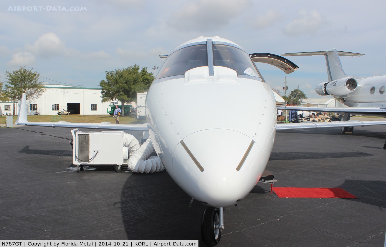N787GT, Gates Learjet 55B C/N 128, NBAA ORL 2014