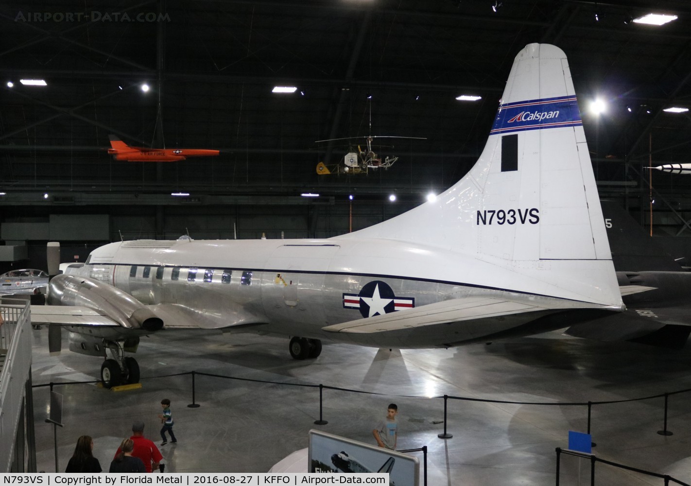 N793VS, 1955 Convair 340 C/N 245, USAF Museum 2016