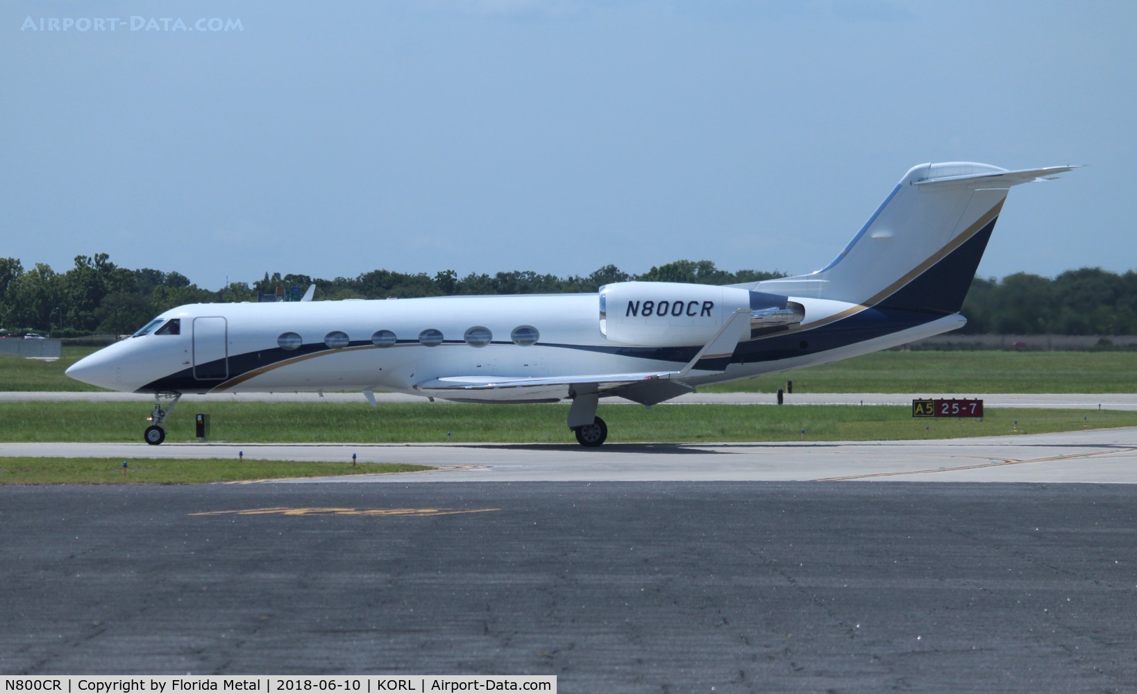 N800CR, 1998 Gulfstream Aerospace G-IV C/N 1334, ORL spotting 2018