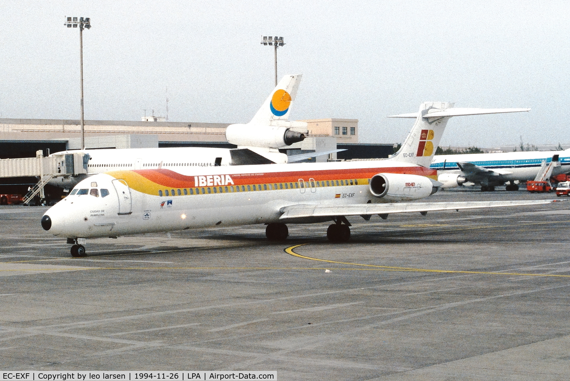 EC-EXF, 1990 McDonnell Douglas MD-87 (DC-9-87) C/N 49832, Las Palmas 226.11.1994